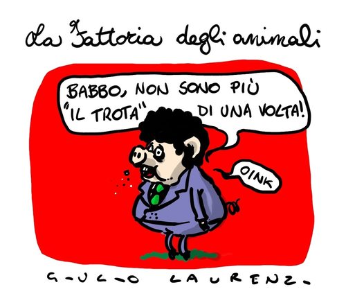 Cartoon: La Fattoria degli animali (medium) by Giulio Laurenzi tagged politica,dell,ittica