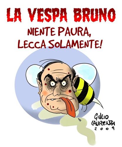 Cartoon: La Vespa Bruno (medium) by Giulio Laurenzi tagged vespa,bruno