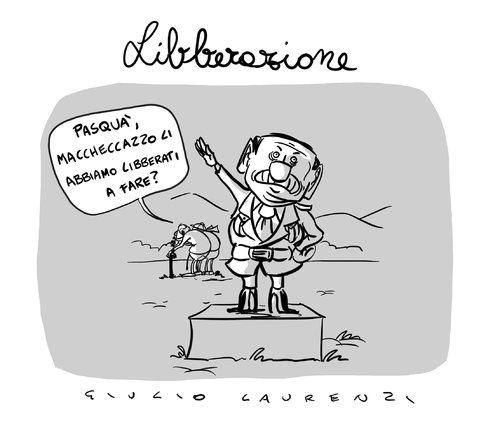Cartoon: Libberazione (medium) by Giulio Laurenzi tagged libberazione