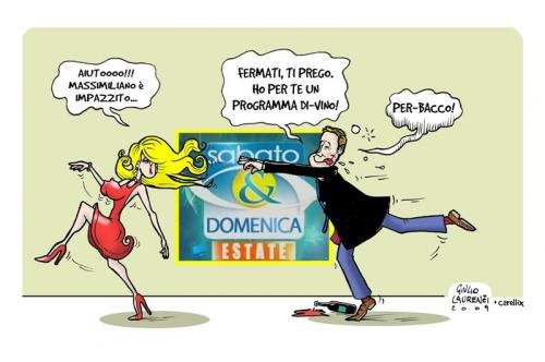 Cartoon: Programma di Vino (medium) by Giulio Laurenzi tagged politics