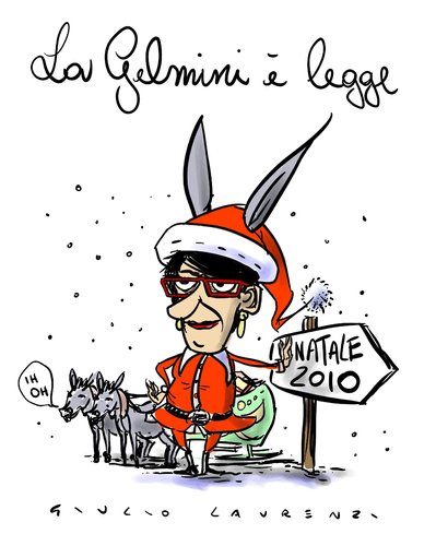 Cartoon: Riforma Gelmini (medium) by Giulio Laurenzi tagged riforma,gelmini