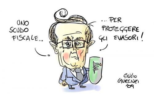 Cartoon: Tre Monti (medium) by Giulio Laurenzi tagged politics