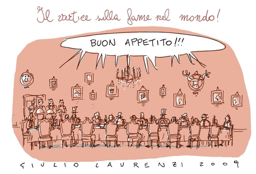 Cartoon: Vertice Fao (medium) by Giulio Laurenzi tagged politics