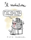 Cartoon: Il Mediatore (small) by Giulio Laurenzi tagged mediatore