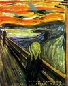 Cartoon: Liberating Scream (small) by Giulio Laurenzi tagged munch lybia nato