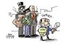 Cartoon: Scudo Fiscale (small) by Giulio Laurenzi tagged scudo,fiscale,berlusconi