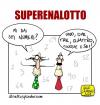 Cartoon: Superenalotto (small) by Giulio Laurenzi tagged superenalotto