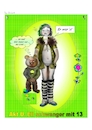 Cartoon: er war das (small) by BES tagged beziehung,deutschland,frau,gesellschaft,karikatur,kind,kinder,liebe,mann,portrait,pärchen,tiere,schwanger,bes