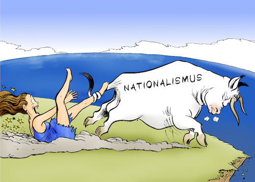 Cartoon: Abgrund (medium) by Paolo Calleri tagged eu,europa,migration,asyl,asylbewerber,staaten,populisten,nationlisten,rechtpopulismus,fluechtlinge,werte,humanismus,nationalismus,rechtsextreme,grenzen,rueckfuehrungen,einheit,union,mittelmeer,tote,karikatur,cartoon,paolo,calleri,eu,europa,migration,asyl,asylbewerber,staaten,populisten,nationlisten,rechtpopulismus,fluechtlinge,werte,humanismus,nationalismus,rechtsextreme,grenzen,rueckfuehrungen,einheit,union,mittelmeer,tote,karikatur,cartoon,paolo,calleri