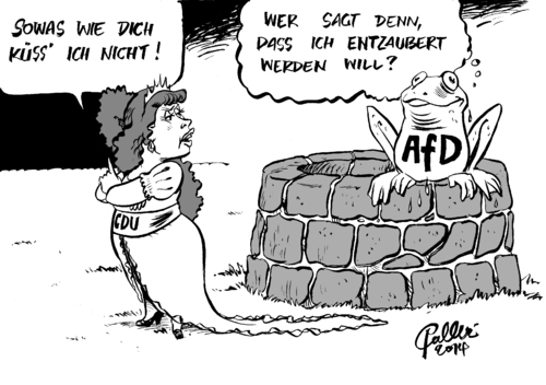 AfD-Frosch