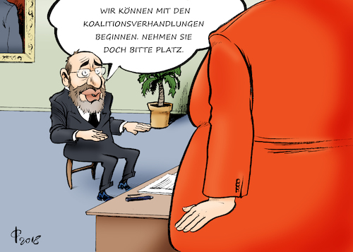 Cartoon: Ausgangsposition (medium) by Paolo Calleri tagged deutschland,politik,parteien,politiker,union,cdu,csu,spd,sozialdemokraten,koalition,koalitionsverhandlungen,groko,grose,umfragen,parteivorsitzender,martin,schulz,bundeskanzlerin,angela,merkel,karikatur,cartoon,paolo,calleri,deutschland,politik,parteien,politiker,union,cdu,csu,spd,sozialdemokraten,koalition,koalitionsverhandlungen,groko,grose,umfragen,parteivorsitzender,martin,schulz,bundeskanzlerin,angela,merkel,karikatur,cartoon,paolo,calleri