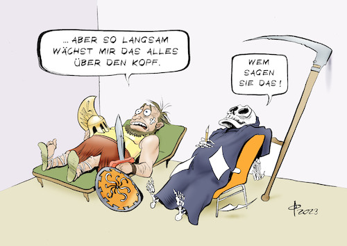 Cartoon: Couchgespräche (medium) by Paolo Calleri tagged welt,ukraine,russland,israel,hamas,angriff,krieg,tod,krise,terrorismus,karikatur,cartoon,paolo,calleri,welt,ukraine,russland,israel,hamas,angriff,krieg,tod,krise,terrorismus,karikatur,cartoon,paolo,calleri