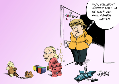 Cartoon: Familienpolitik (medium) by Paolo Calleri tagged zwischenber,wahl,bundestagswahl,gesamtevaluation,kindergeld,ehegattensplitting,gutachterkreis,foerdermassnahmen,foerderung,ineffektiv,massnahmen,jugend,familie,schroeder,christina,bundesfamilienministerin,koalition,fdp,cdu,familienpolitik,regierungsstudie,regierungsstudie,familienpolitik,cdu,fdp,koalition,bundesfamilienministerin,christina,schroeder,familie,jugend,massnahmen,ineffektiv,foerderung,foerdermassnahmen,gutachterkreis,ehegattensplitting,kindergeld,gesamtevaluation,bundestagswahl,wahl,zwischenbericht,steuersystem,sozialsystem,kinderbetreuung,kindergarten,bundeskanzlerin,angela,merkel