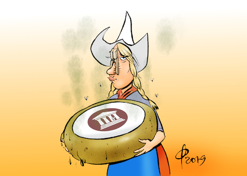 Cartoon: Frau Antje... (medium) by Paolo Calleri tagged eu,niederlande,holland,wahlen,provinzen,provinzwahlen,regionalwahl,rechtspopulismus,rechtspopulistisch,demokratie,forum,europa,karikatur,cartoon,paolo,calleri,eu,niederlande,holland,wahlen,provinzen,provinzwahlen,regionalwahl,rechtspopulismus,rechtspopulistisch,demokratie,forum,europa,karikatur,cartoon,paolo,calleri