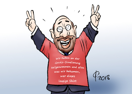 Cartoon: GroKo-Durchbruch (medium) by Paolo Calleri tagged deutschland,spd,cdu,union,groko,grose,koalition,sondierungen,gespraeche,ergebnisse,linke,widerstand,martin,schulz,regierung,bundesregierung,regioerungsbildung,karikatur,cartoon,paolo,calleri,deutschland,spd,cdu,union,groko,grose,koalition,sondierungen,gespraeche,ergebnisse,linke,widerstand,martin,schulz,regierung,bundesregierung,regioerungsbildung,karikatur,cartoon,paolo,calleri