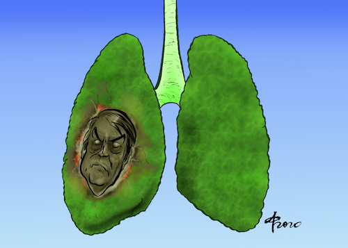 Grüne-Lungenkrebs