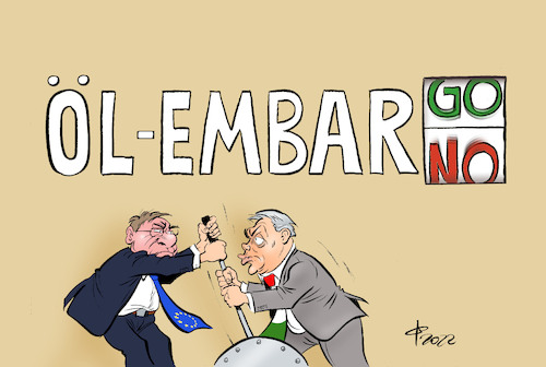 Cartoon: Hebel (medium) by Paolo Calleri tagged ukraine,russland,eu,oel,embargo,energie,ungarn,wirtschaft,karikatur,cartoon,paolo,calleri,ukraine,russland,eu,oel,embargo,energie,ungarn,wirtschaft,karikatur,cartoon,paolo,calleri