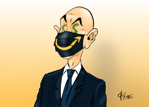 Cartoon: Jeff (medium) by Paolo Calleri tagged welt,usa,europa,wirtschaft,finanzen,arbeit,soziales,online,handel,amazon,haender,chef,jeff,bezos,corona,virus,coronakrise,umsaetze,onlinehandel,gesundheit,infektionen,geschaefte,karikatur,cartoon,paolo,calleri,welt,usa,europa,wirtschaft,finanzen,arbeit,soziales,online,handel,amazon,haender,chef,jeff,bezos,corona,virus,coronakrise,umsaetze,onlinehandel,gesundheit,infektionen,geschaefte,karikatur,cartoon,paolo,calleri