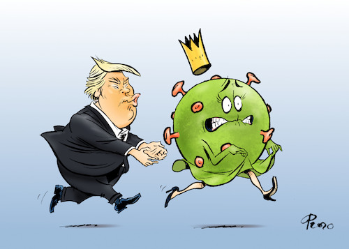 Cartoon: Kein Grund zur Panik (medium) by Paolo Calleri tagged welt,china,wuhan,usa,wahlen,praesidentschaft,donald,trump,republikaner,gesellschaft,gesundheit,virus,covid19,corona,coronavirus,wirtschaft,karikatur,cartoon,paolo,calleri,welt,china,wuhan,usa,wahlen,praesidentschaft,donald,trump,republikaner,gesellschaft,gesundheit,virus,covid19,corona,coronavirus,wirtschaft,karikatur,cartoon,paolo,calleri