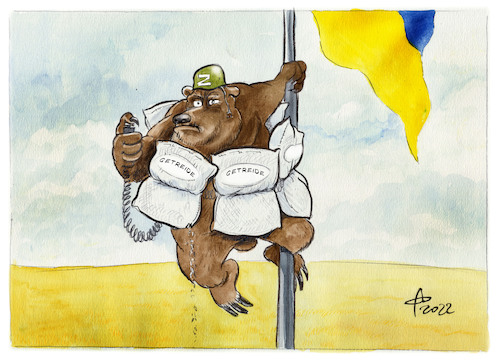 Cartoon: King Korn (medium) by Paolo Calleri tagged russland,ukraine,krieg,getreide,hunger,waffe,korn,nahrungsmittel,militaer,karikatur,cartoon,paolo,calleri,russland,ukraine,krieg,getreide,hunger,waffe,korn,nahrungsmittel,militaer,karikatur,cartoon,paolo,calleri