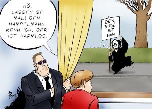 Cartoon: Retourkutsche (medium) by Paolo Calleri tagged deutschland,regierung,merkel,groko,parteivorsitz,parteitag,kandidatur,ruecktritt,neuwahlen,bundeskanzlerin,bundeskanzler,gerhard,schroeder,retourkutsche,ende,kanzlerschaft,spd,union,cdu,bundesregierung,karikatur,cartoon,paolo,calleri,deutschland,regierung,merkel,groko,parteivorsitz,parteitag,kandidatur,ruecktritt,neuwahlen,bundeskanzlerin,bundeskanzler,gerhard,schroeder,retourkutsche,ende,kanzlerschaft,spd,union,cdu,bundesregierung,karikatur,cartoon,paolo,calleri