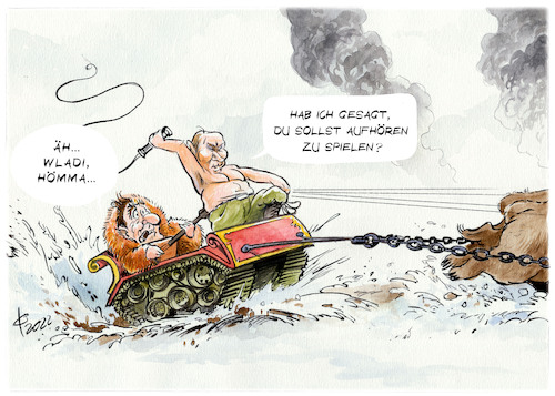 Cartoon: Schlittenfahrt (medium) by Paolo Calleri tagged ukraine,russland,putin,krieg,europa,ex,bundeskanzler,gerhard,schroeder,rosneft,gazprom,karikatur,cartoon,paolo,calleri,ukraine,russland,putin,krieg,europa,ex,bundeskanzler,gerhard,schroeder,rosneft,gazprom,karikatur,cartoon,paolo,calleri