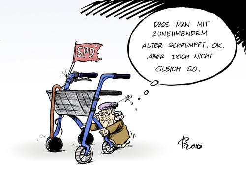 Schrumpfende SPD Schrumpfende SPD
