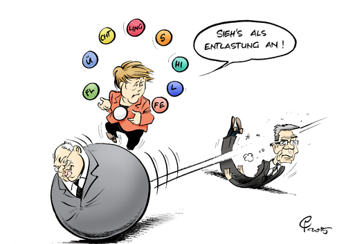 Cartoon: Überrollt (medium) by Paolo Calleri tagged eu,deutschland,fluechtlinge,fluechtlingskrise,fluechtlingshilfe,fluechtlingszahlen,bundeskanzlerin,angela,merkel,kanzleramt,kanzleramtschef,peter,altmaier,koordination,bundesinnenministerium,bundesinnenminister,innenminister,thomas,de,maiziere,entmachtung,karikatur,cartoon,paolo,calleri,eu,deutschland,fluechtlinge,fluechtlingskrise,fluechtlingshilfe,fluechtlingszahlen,bundeskanzlerin,angela,merkel,kanzleramt,kanzleramtschef,peter,altmaier,koordination,bundesinnenministerium,bundesinnenminister,innenminister,thomas,de,maiziere,entmachtung,karikatur,cartoon,paolo,calleri