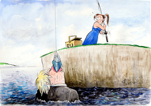 Cartoon: Verhandlungen mit Biss (medium) by Paolo Calleri tagged eu,bruessel,grossbritannien,uk,united,kingdom,vereinigtes,koenigreich,briten,austritt,union,europaeische,brexit,verhandlungen,no,deal,wirtschaft,fischfang,karikatur,cartoon,paolo,calleri,eu,bruessel,grossbritannien,uk,united,kingdom,vereinigtes,koenigreich,briten,austritt,union,europaeische,brexit,verhandlungen,no,deal,wirtschaft,fischfang,karikatur,cartoon,paolo,calleri