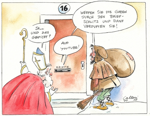 Cartoon: Verspieltes Vertrauen (medium) by Paolo Calleri tagged vertuschung,kindesmissbrauch,kirche,katholische,bischof,nikolaus