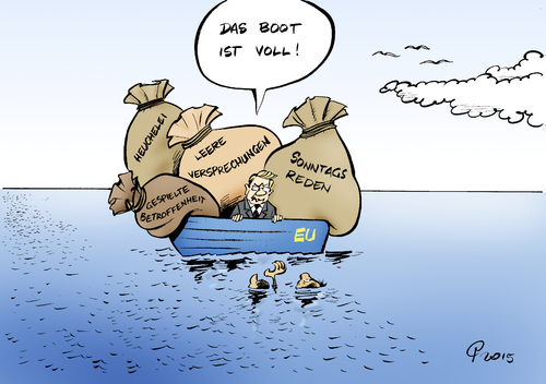 Cartoon: Volles Boot (medium) by Paolo Calleri tagged eu,fluechtlinge,asylanten,staaten,aufnahme,quote,kommission,bootsfluechtlinge,bootsungluecke,verteilung,einwanderung,widerstand,verantwortung,ablehnung,grossbritannien,tschechien,slowakei,seenotrettung,karikatur,cartoon,paolo,calleri,eu,fluechtlinge,asylanten,staaten,aufnahme,quote,kommission,bootsfluechtlinge,bootsungluecke,verteilung,einwanderung,widerstand,verantwortung,ablehnung,grossbritannien,tschechien,slowakei,seenotrettung,karikatur,cartoon,paolo,calleri