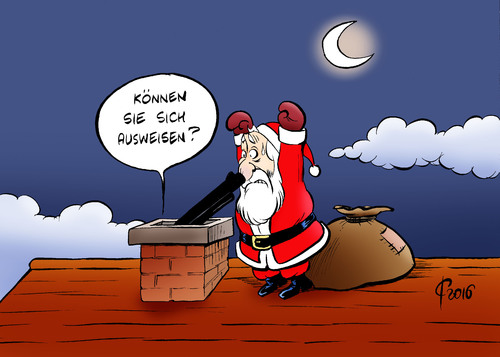 Cartoon: Weihnachten 2016 (medium) by Paolo Calleri tagged deutschland,weihnachten,terror,angst,entsetzen,sicherheit,berlin,christen,terrorismus,islamisten,islamismus,polizei,karikatur,cartoon,paolo,calleri,deutschland,weihnachten,terror,angst,entsetzen,sicherheit,berlin,christen,terrorismus,islamisten,islamismus,polizei,karikatur,cartoon,paolo,calleri