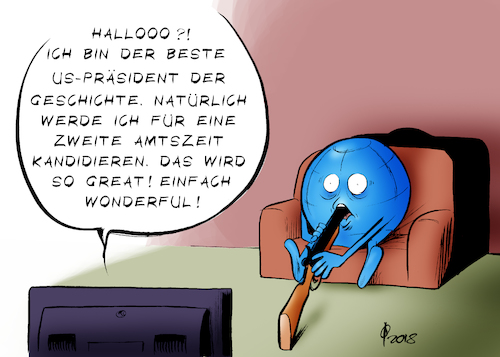 Cartoon: Zweite Amtszeit (medium) by Paolo Calleri tagged us,usa,welt,eu,praesident,donald,trump,konflikte,populismus,kriege,politik,politiker,wahlen,amtszeit,interessen,weltgemeinschaft,spannungen,diplomatie,praesidentschaftswahl,karikatur,cartoon,paolo,calleri,us,usa,welt,eu,praesident,donald,trump,konflikte,populismus,kriege,politik,politiker,wahlen,amtszeit,interessen,weltgemeinschaft,spannungen,diplomatie,praesidentschaftswahl,karikatur,cartoon,paolo,calleri