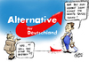 Cartoon: AfD-Spitzen (small) by Paolo Calleri tagged deutschland,bremen,parteitag,afd,alternative,fuer,bernd,lucke,fuehrung,doppelspitze,dezember,vorsitz,spitze,partei,finanzpolitik,europapolitik,euro,kritiker,europa,eu,karikatur,cartoon,paolo,calleri