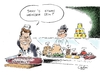 Cartoon: An der Infotheke (small) by Paolo Calleri tagged bundespräsident,christian,wulff,ministerpräsident,niedersachsen,landtag,privatkredit,kredit,unternehmergattin,geerkens,haus,täuschungsvorwurf,hannover