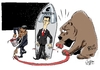 Cartoon: Angeschmiert (small) by Paolo Calleri tagged usa,präsident,barack,obama,syrien,baschar,hafiz,al,assad,waffen,chemische,russland,außenminister,lawrow,militärischer,alleingang,warnung