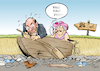 Cartoon: Aufholjagd (small) by Paolo Calleri tagged deutschland,bundestagswahl,wahlkampf,sozialdemokraten,spd,kanzlerkandidat,kandidat,martin,schulz,umfragen,werte,karikatur,cartoon,paolo,calleri
