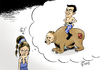 Cartoon: Bärenritt (small) by Paolo Calleri tagged eu,bruessel,griechenland,athen,russland,moskau,regierungschef,alexis,tsipras,besuch,praesident,wladimir,putin,schuldenkrise,reformen,sparpolitik,austeritaet,finanzen,wirtschaft,karikatur,cartoon,paolo,calleri