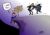 Cartoon: Cliffhanger (small) by Paolo Calleri tagged usa,präsident,barrack,obama,republikaner,tea,party,haushalt,fiskalklippe,steuererhöhung,budgetkürzungen,rezession,kompromiss,hardliner,klippe,uncle,sam,steuern,reiche,sozialsysteme,senat,repräsentantenhaus,haushaltsplan,weltwirtschaft,politik,steuersätze