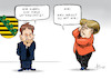 Cartoon: Das unterschätzte Virus (small) by Paolo Calleri tagged welt,eu,deutschland,sachsen,ministerpraesident,kretschmer,virus,covid,19,corona,infektionen,neuinfektionen,tote,gesundheit,lockdown,lockerungen,massnahmen,karikatur,cartoon,paolo,calleri