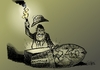 Cartoon: Der Fluch Ägyptens (small) by Paolo Calleri tagged kairo,ägypten,präsident,mohammed,mursi,muslimbrüder,macht,machtausbau,verfassungserklärung,justiz,islamismus,islamisten,tahir,platz,demokratie,opposition,pharao,massenproteste,grabräuber,fluch