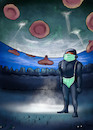 Cartoon: The Day The Earth Stood Still (small) by Paolo Calleri tagged welt,europa,eu,italien,china,corona,covid,19,virus,coronavirus,sperrzonen,ausgang,schliesungen,oeffentlichkeit,schulen,gesundheit,krankenhaeuser,infektionen,wirtschaft,mobilitaet,arbeit,soziales,solidaritaet,karikatur,cartoon,paolo,calleri