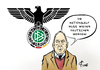 Cartoon: Deutsche Nationalelf (small) by Paolo Calleri tagged deutschland,parteien,afd,alternative,fuer,alexander,gauland,fussball,dfb,sport,multikulti,migrationshintergrund,spieler,karikatur,cartoon,paolo,calleri