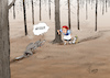 Cartoon: Dürrestress (small) by Paolo Calleri tagged deutschland,sommer,hitze,trockenheit,natur,umwelt,waelder,wald,klima,klimawandel,temperaturen,fauna,flora,europa,klimanotstand,co2,emissionen,lebenswandel,zukunft,karikatur,cartoon,paolo,calleri