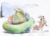 Cartoon: Eier (small) by Paolo Calleri tagged günter,grass,literaturnobelpreisträger,gedicht,kritik,israel,krieg,iran,konflikt,nahost,debatte,schelte