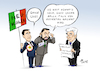 Cartoon: Expertenregierung (small) by Paolo Calleri tagged italien,wahlen,parlament,parlamentswahlen,parteien,fuenf,sterne,bewegung,cinque,stelle,rechtspopulisten,lega,luigi,di,maio,matteo,salvini,staatspraesident,sergio,mattarella,uebergangsregierung,expertenregierung,neutral,neuwahlen,karikatur,cartoon,paolo,calleri