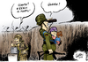 Cartoon: Familienfreundlich (small) by Paolo Calleri tagged bundeswehr,soldaten,bundesverteidigungsministerin,verteidigung,militär,ursula,von,der,leyen,familie,familienfreundlich,attraktivität,dienstzeiten,familienzeiten,karikatur,cartoon,paolo,calleri