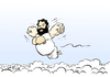 Cartoon: Fliegende Fäuste (small) by Paolo Calleri tagged italien,bud,spencer,carlo,pedersoli,film,fernsehen,star,western,komoedien,tod,tot,schwimmer,faeuste,karikatur,cartoon,paolo,calleri