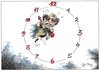 Cartoon: Fünf vor (small) by Paolo Calleri tagged muammar,al,gaddafi,libyen,tripolis,bengasi,proteste,unruhen,tote