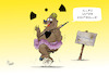 Cartoon: Gefährliches Spiel (small) by Paolo Calleri tagged ukraine,tschernobyl,kernreaktor,kaempfe,militaer,russland,energie,gefahr,gesundheit,umwelt,krieg,karikatur,cartoon,paolo,calleri